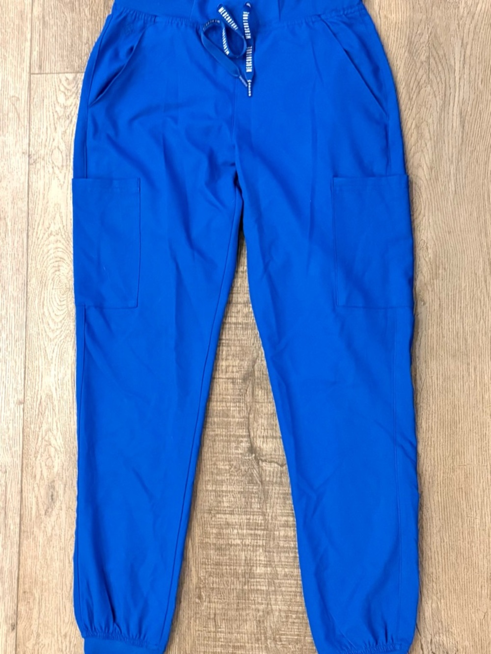 Med Couture Insight Scrub Jogger Pants Royal Blue XS Tall Healthcare Work Pants